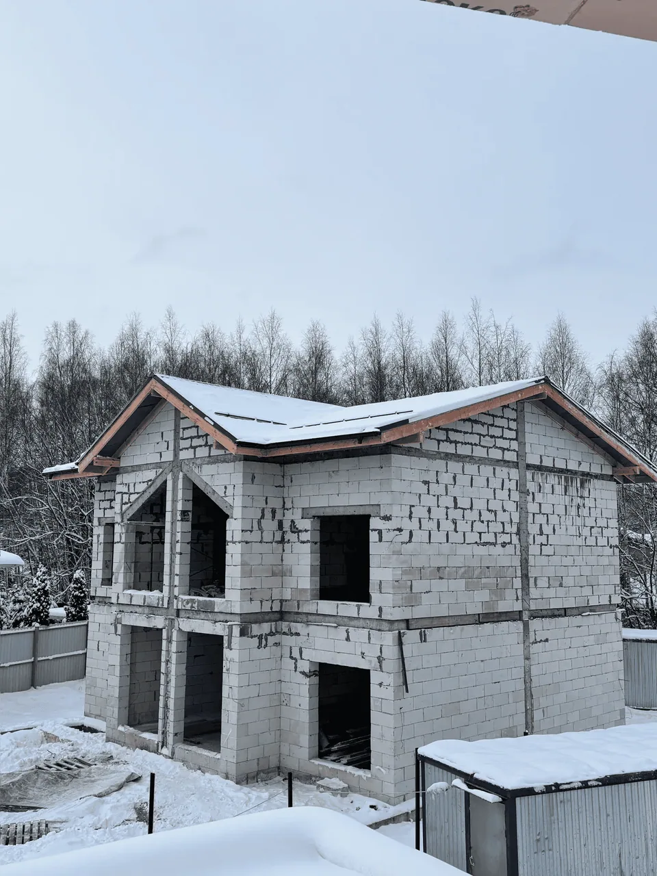 День 45 — Возведение стен